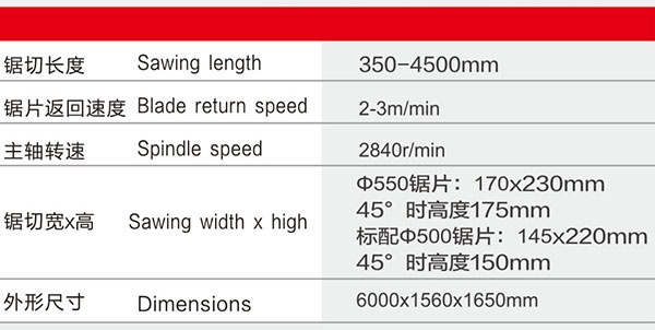 数控外摆双头锯